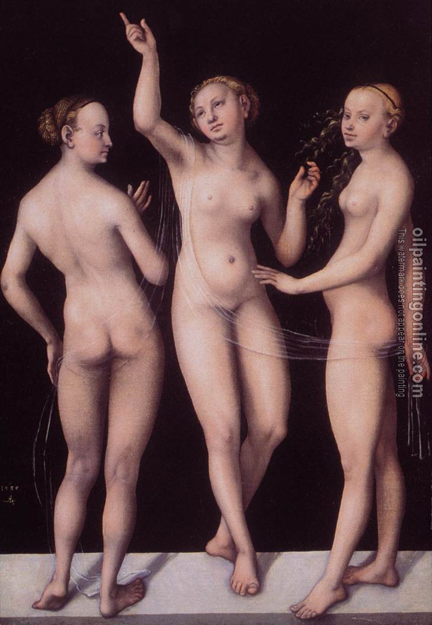 Lucas il Vecchio Cranach - The Three Graces